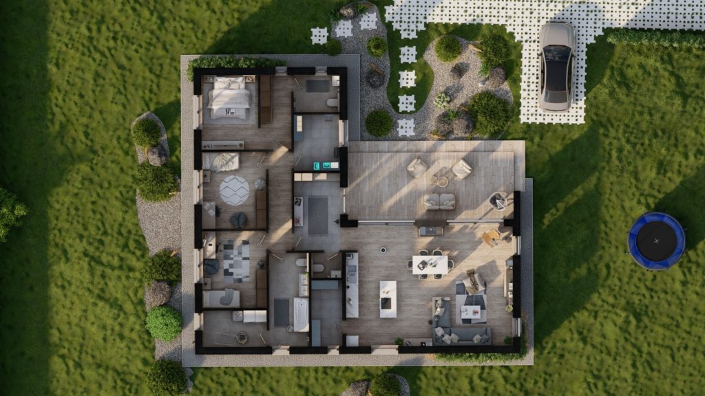 projekt bungalov b10 4